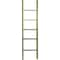 Ekena Millwork 19"W x 72"H x 3 1/2"D Vintage Farmhouse 5 Rung Ladder, Barnwood Decor Collection, Restoration Green DECR019X072X04LDRGR - alternate 4